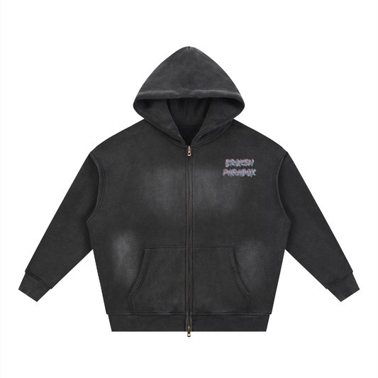 Two-way Zip Blue